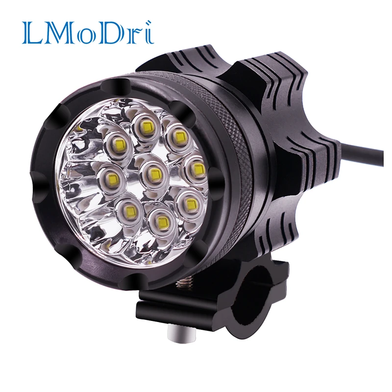 LMoDri мотоциклетная светодиодная фара из алюминиевого сплава 48 В 30 Вт 6000K