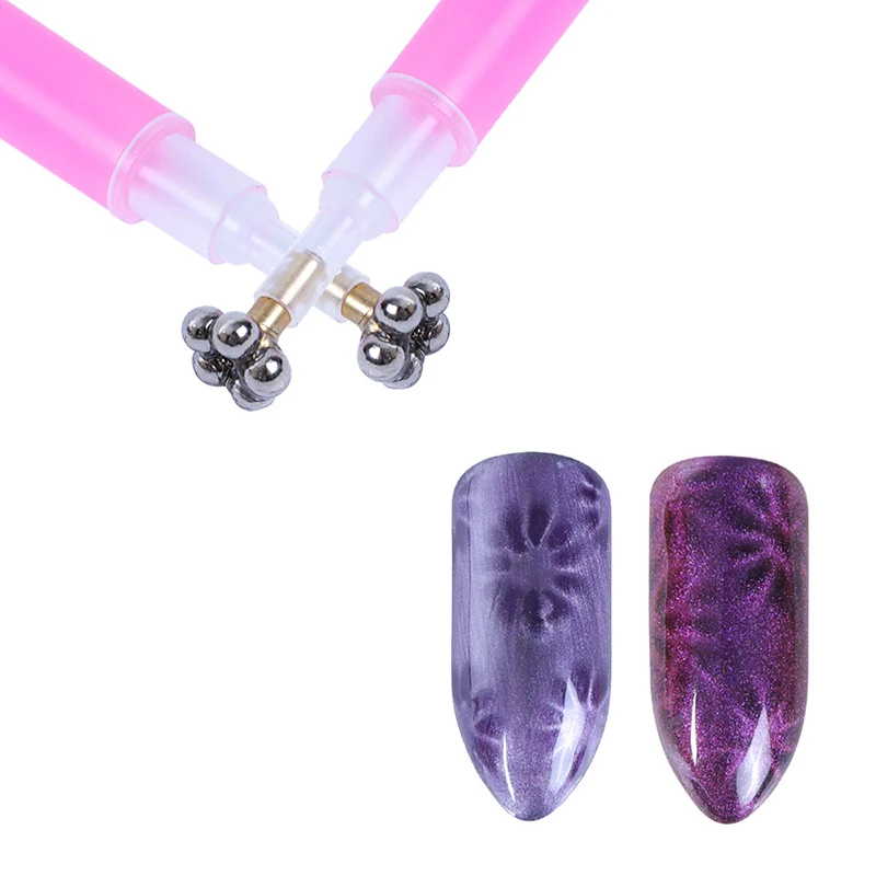 Новое поступление магнит для маникюра палочка кошачьи глаза двуглавый ногтей