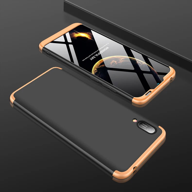 Koosuk 3-в-1 чехол-накладка для huawei Y6 ПК Жесткий матовый чехол для телефона для huawei Y6 Pro Y6 Prime защиты оболочки Coque Капа