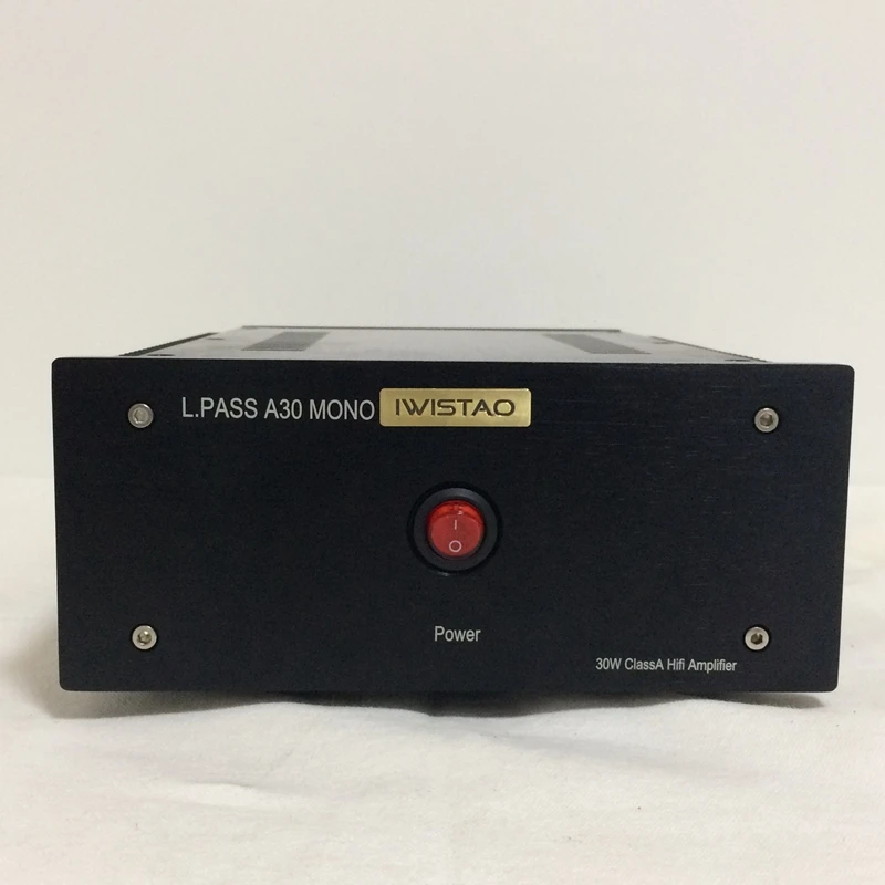 1 шт. IWISTAO HIFI усилитель 30 Вт Mono ClassA FET Одноцветный PassA30 весь алюминиевый корпус upc1237