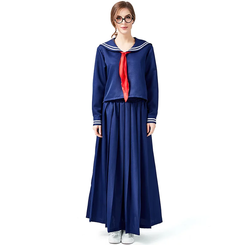

Navy Costumes for Women Sexy Navy Sailor Cosplay Halloween Carnival Fantasia Fancy Party Dress Funny Uniform
