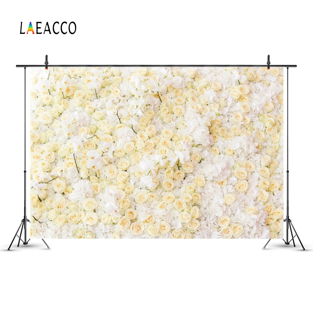 Laeacco Blossom Цветы стена Свадьба Дети фотографии фоны индивидуальные фотографические фоны для фотостудии