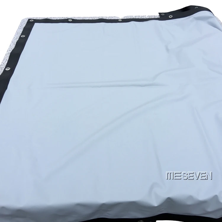 Большой размер 300 дюймов 16:9 Портативный складной ПВХ материал серо-черный экран