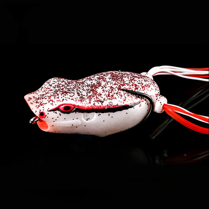 Wokotip 1 шт. Topwater Thunder Frog искусственная 52 мм 10 г Мягкая приманка лягушка приманки для