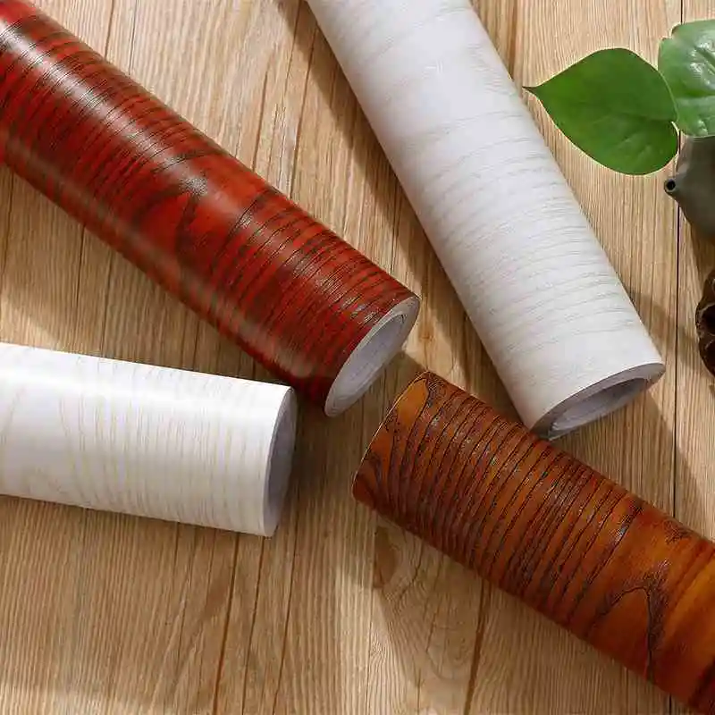 Самоклеящиеся обои с имитацией массива дерева водостойкие Стикеры для