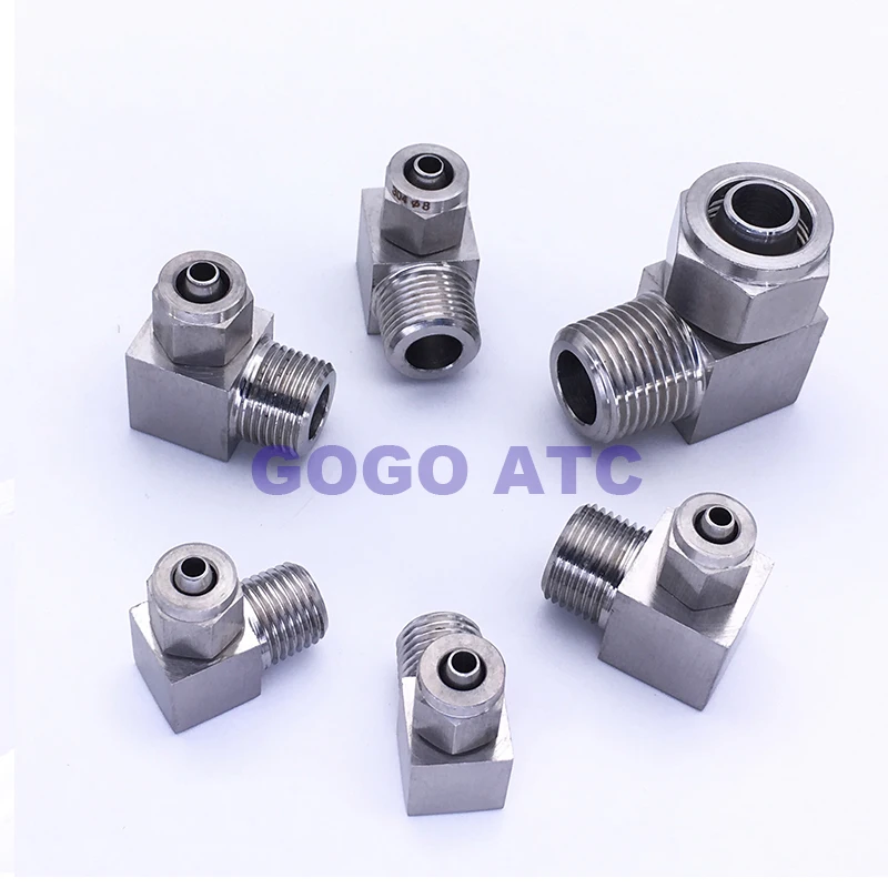 БЫСТРОРАЗЪЕМНАЯ муфта ZG1/2 '' O.D 6 8 10 12 мм Мужская резьба PU нейлоновая трубка