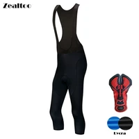 zealtoo cycling ropa ciclismo quick dry 34 cycling bib pants breathable cycling tights mtb bicycle maillot bike trousers
