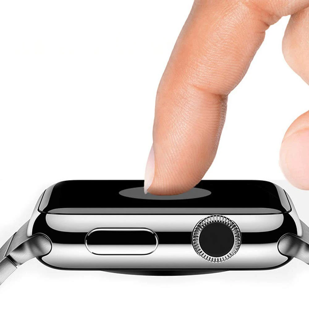NYFundas 2 шт. для Apple Watch 4 5 Защита экрана из закаленного стекла 40 44 мм 5D полная пленка