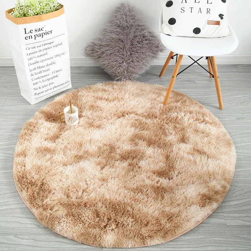 Скандинавский дом утолщенный ковер гостиная журнальный столик одеяло длинные