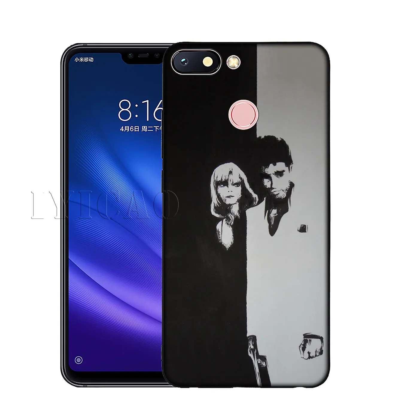 Scarface Tony Montana Luxury High-end Protector Soft Case for Xiaomi Mi 10 9 9T CC9 CC9E 8 SE A3 Pro A1 A2 Lite 6 pocophone f1 |