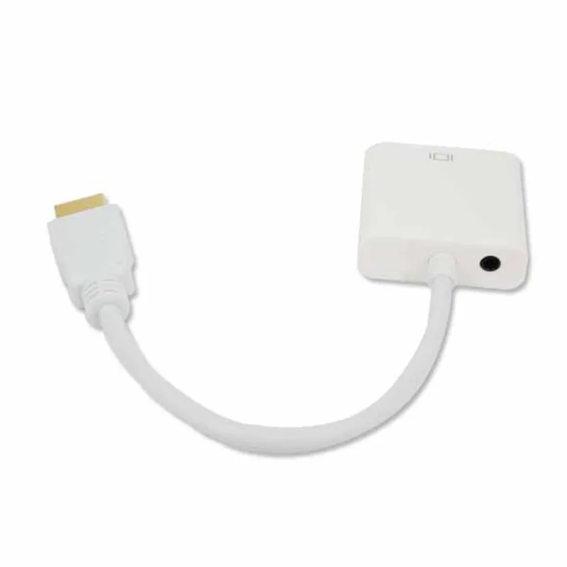 Высококачественный адаптер kebidu HDMI-VGA цифровой для видео и аудио ПК ноутбука