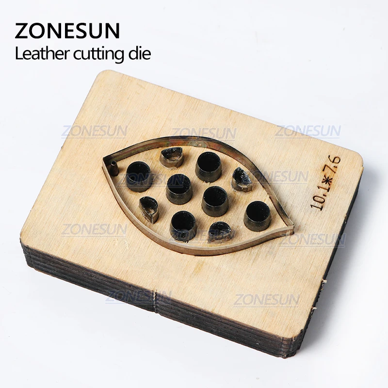ZONESUN H1 сделай сам на заказ резак для кожаных сережек вырезанные из кожи серьги