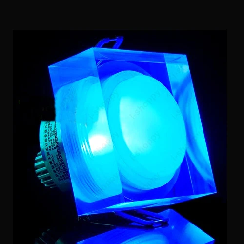 1W/3W/5W/6W/7W LED Ceiling Lamp Dimmable/N Lighting Fixture Brick Crystal Down Light Acrylic Cabinet Living Room Exhibition Hall | Лампы и