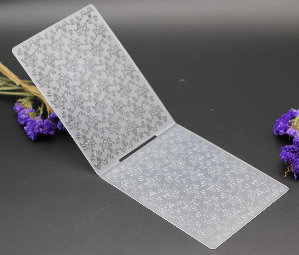AlinaCraft пластиковая папка для тиснения Цветы доска линия DIY конверт скрапбукинга