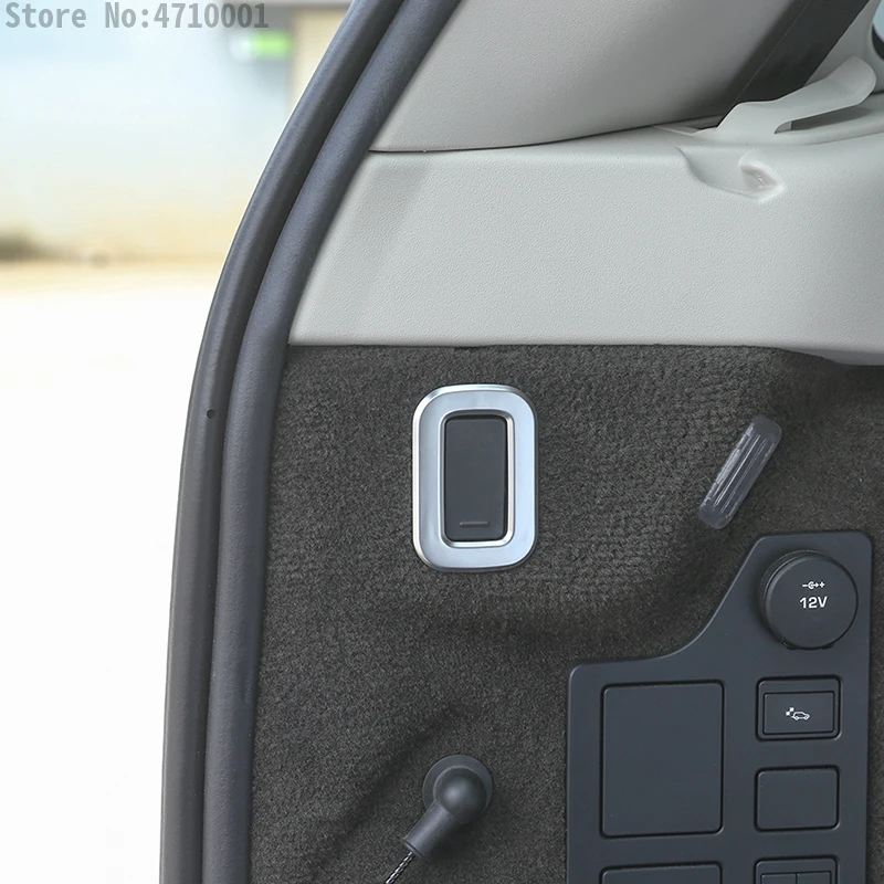 Новейшая ABS Хромированная задняя крюк для багажника рамка Накладка Land Rover Discovery 5