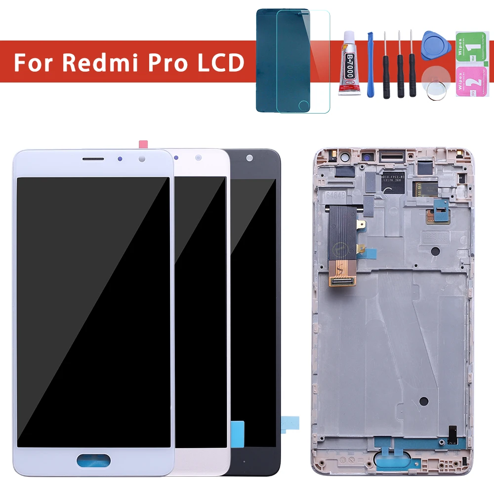 Оригинальный ЖК дисплей AMOLED 5 дюйма для XIAOMI Redmi Pro дигитайзер сенсорного экрана с