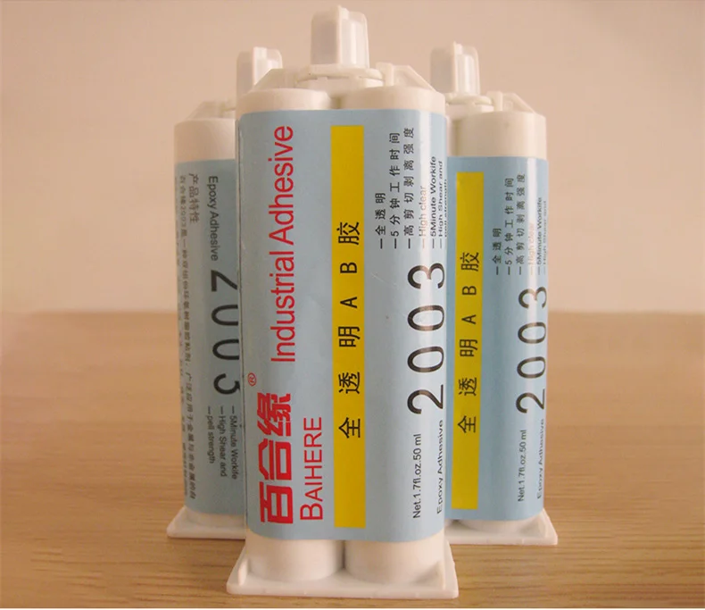 3 шт./лот 50 мл эпоксидный полимерный клей прозрачный высокотемпературный стойкий