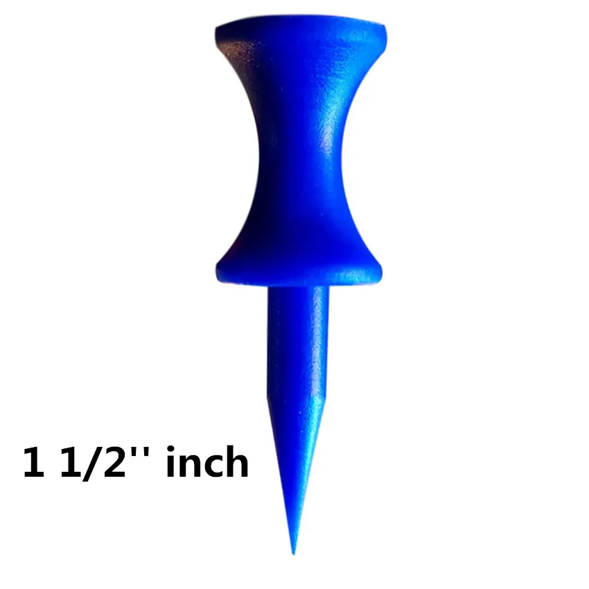 Blue-39mm 100 Count Ти для гольфа Пластик замок Тройник 24 50 100 200 рассчитывать 1 1/4 ''1 1/2'' 1 3/4 ''2'' дюймовый короткие удлиненные 6 цветов в упаковке P& P - Цвет: Blue-39mm 100 Count