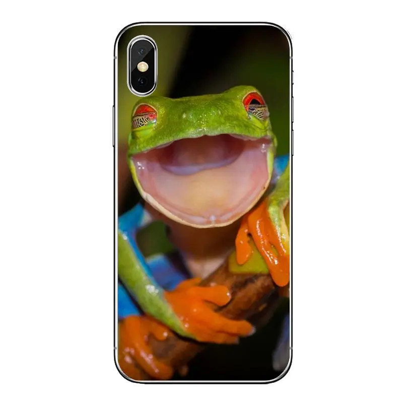 Прозрачные мягкие чехлы для Motorola Moto X4 E4 E5 G5 G5S G6 Z Z3 G3 C Play Plus Frogs A rainbow frog Green с принтом