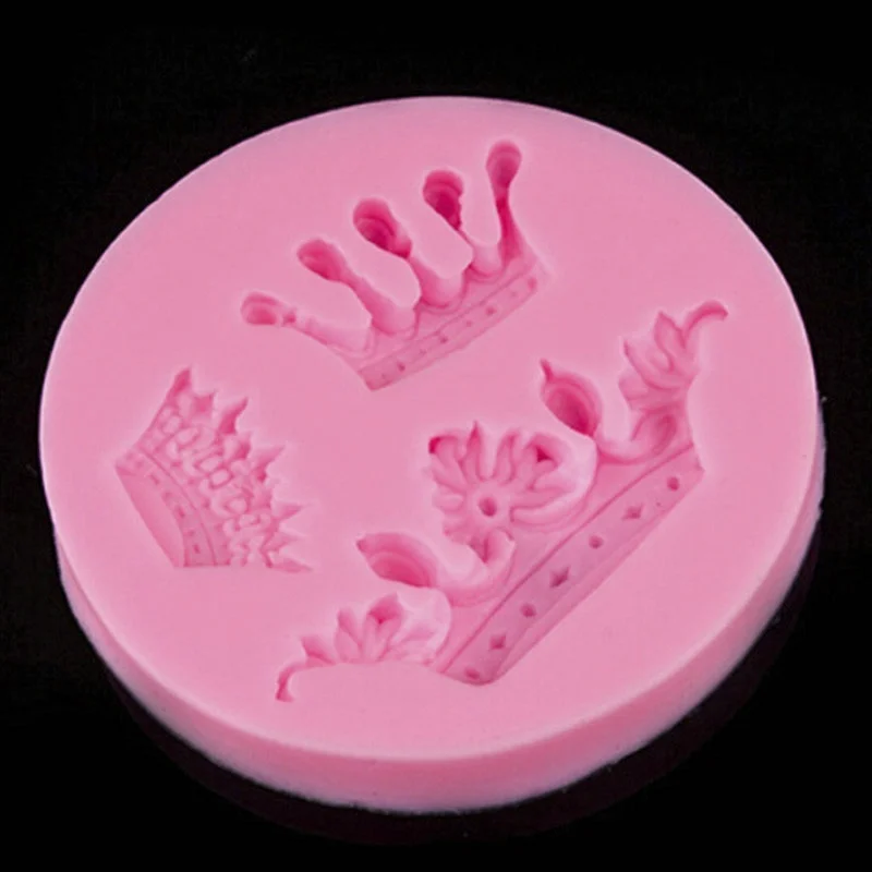 Newcomdigi Стильный Корона Силиконовые помадка плесень Торт украшения форма для