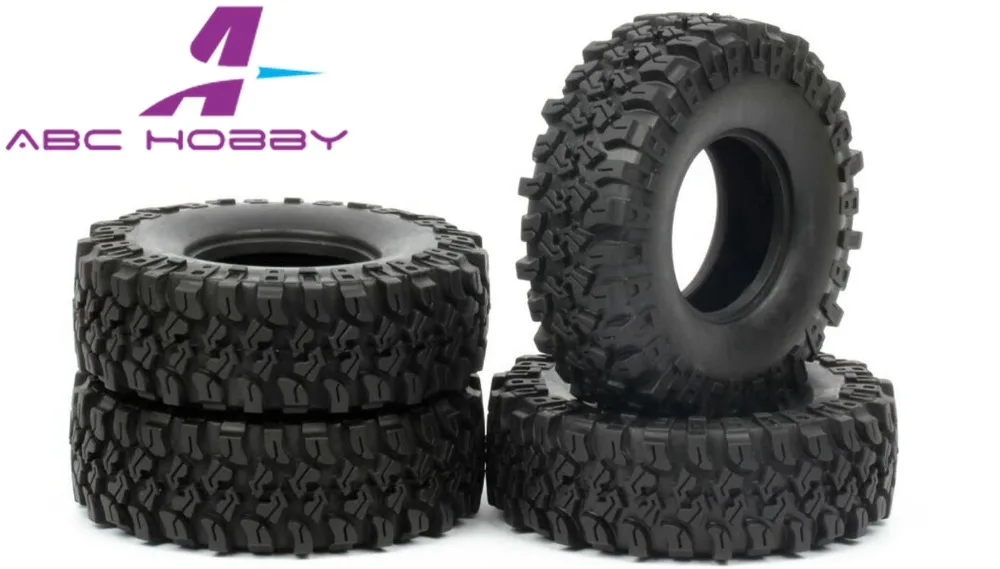 105 мм Рок Гусеничные Шины для 1/10 RC автомобиля CC01 Rc8WD D90 D110 SCX10 1 9 4 шт. tamiya Trx4 осевой