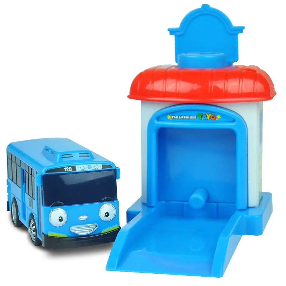 4 шт./компл. макет тайо маленький автобус дети миниатюрный пластиковые ребенка