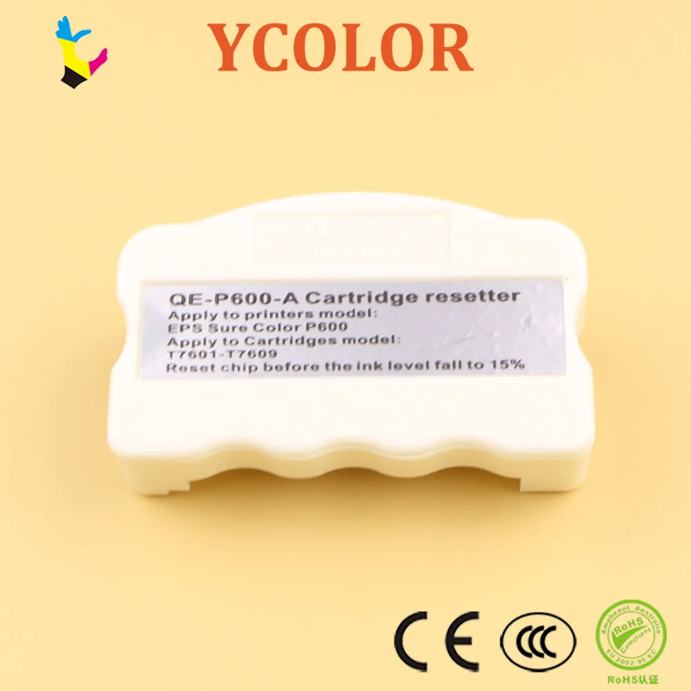 Высокое качество! P600 картридж чип resetter для T7601-7609 чип resetter для Epson SC P600 картридж resetter
