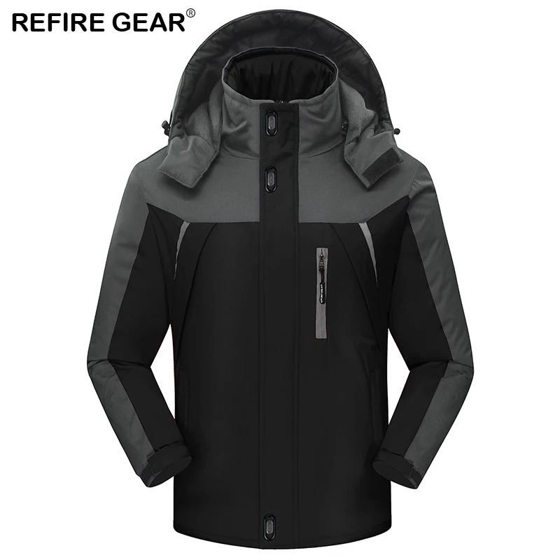 Refire Gear 3 в 1 Зимние флисовые куртки из софтшелла для мужчин и женщин ветровка