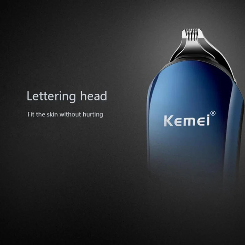 Kemei 5 в 1 перезаряжаемый триммер для стрижки волос титановый резак для волос электрическая бритва борода станок для бритья ушной нос триммер для волос