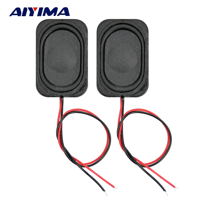 aiyima 2pcs mini portable audio speakers unit 3020 8 ohm 2w tv led cavity sound speaker diy home theater music loudspeaker free global shipping