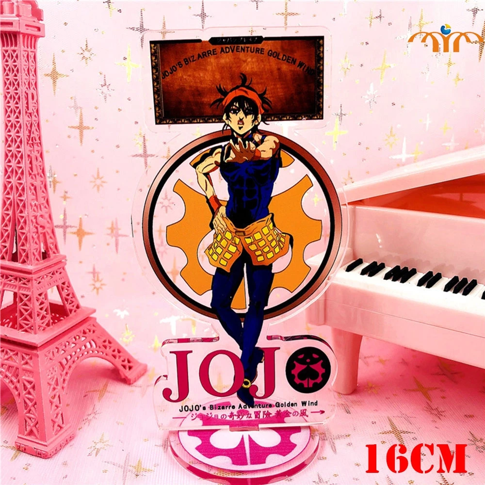 Giancomics JOJO невероятное приключение акриловые символы фигурки Золотой ветер Giorno