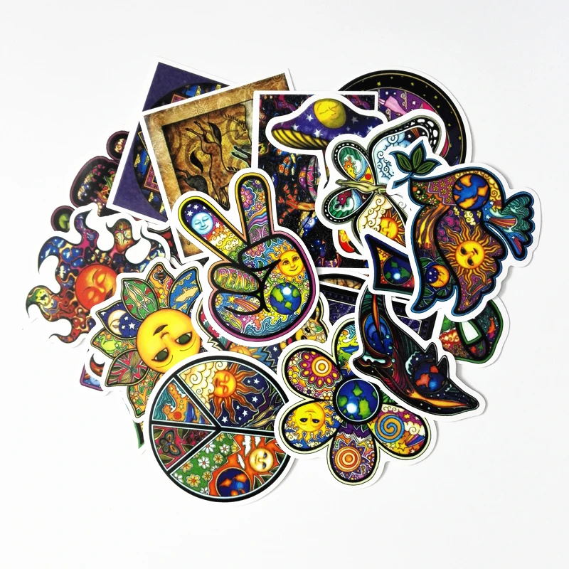 25 шт мир стикер красочный арт чемодан автомобиль мобильный телефон мертвый