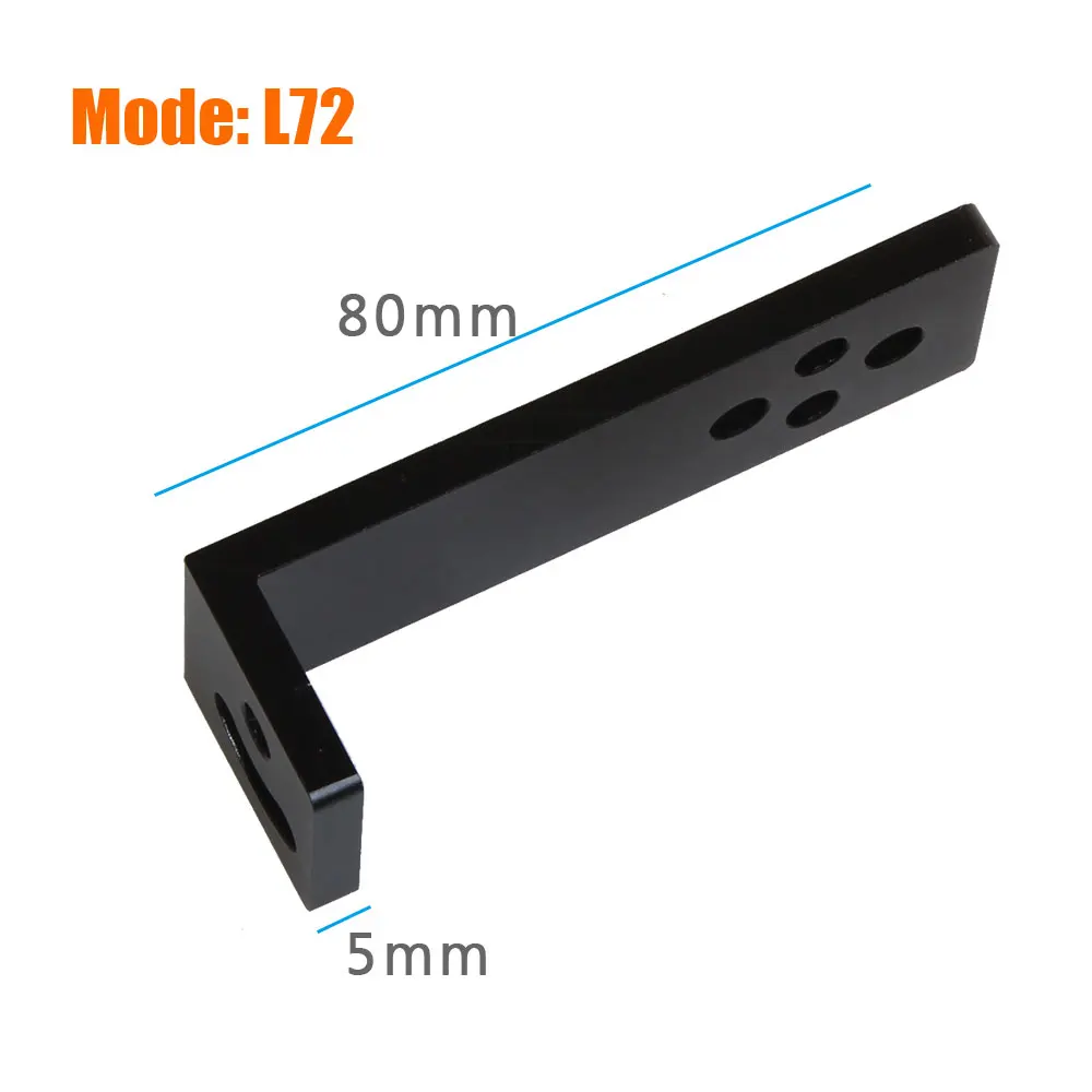 L72 1pcs BOSMAA L70/L72 Универсальный светодиодный кронштейн для крепления фары мотоцикла, держатель для Harley-Davidson и т. Д - Цвет: L72 1pcs