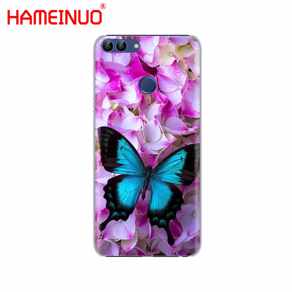 HAMEINUO бабочка на белых розах Цветок сотовый телефон чехол для huawei Honor Y5 7C Y625 Y635 Y6 Y7 Y9
