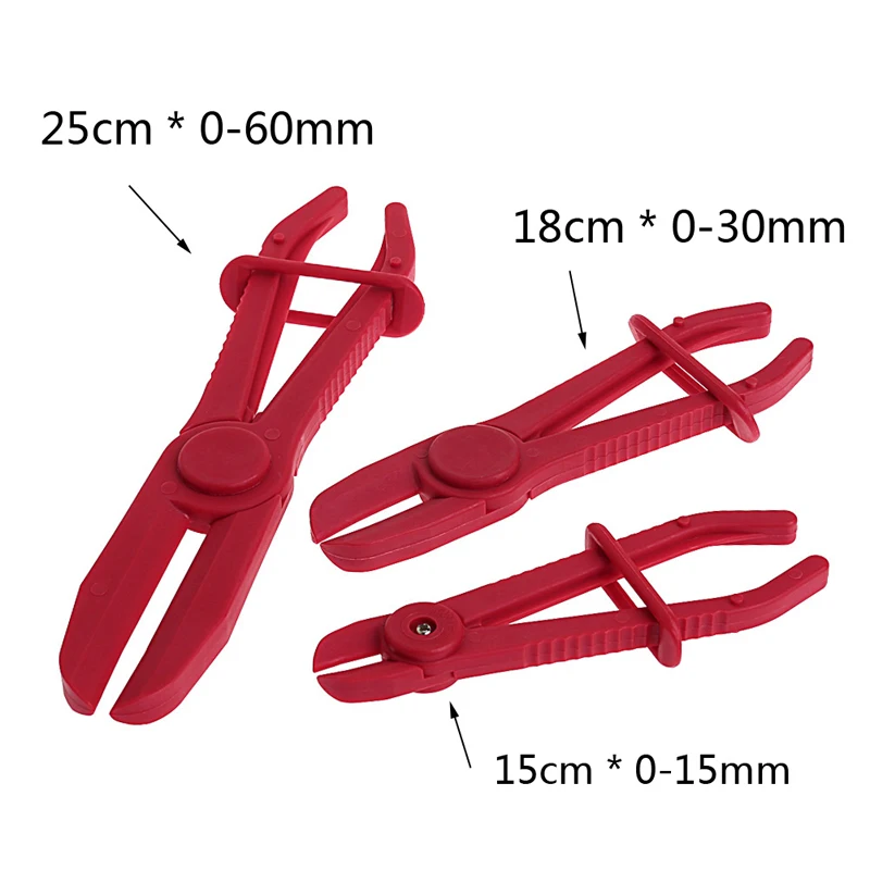 

3Pcs/Set Nylon Hose Clamp Tool Set Brake Fuel Water Line Clamp Plier Hands Free