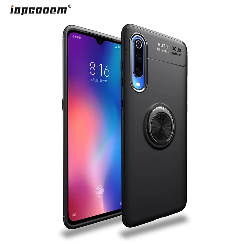 Красочные металлические магнитные кольца-Держатели Чехлы для Xiaomi MI 9 Чехол