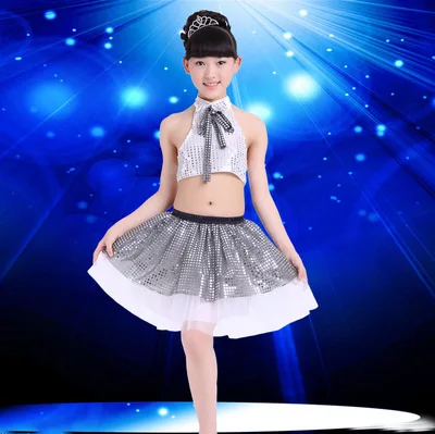Танцевальное платье с блестками для детей танцевальное танцев девочек танго