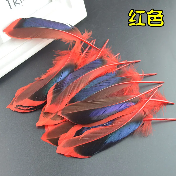 50 шт. Природные Красочные птиц перья plumas de colores DIY вечерние Craft украшения Свадебные украшения индийский головной убор Z796