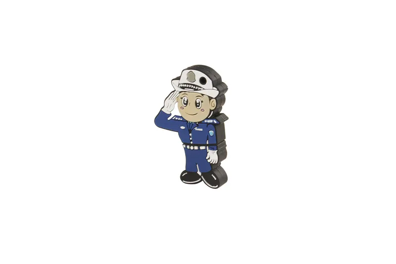 SHANDIAN Новое поступление полицейский человек usb флэш-накопитель traffice police pendrive 4 ГБ 8 ГБ 16 ГБ 32 ГБ 64 ГБ подарочная карта памяти