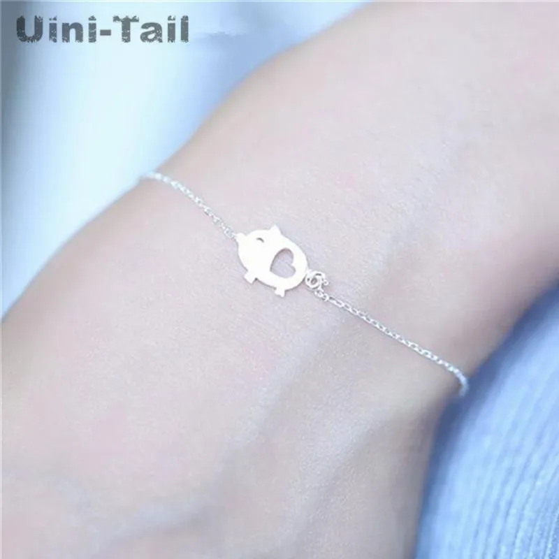 Uini-Tail популярный браслет из стерлингового серебра 925 пробы Корейская версия