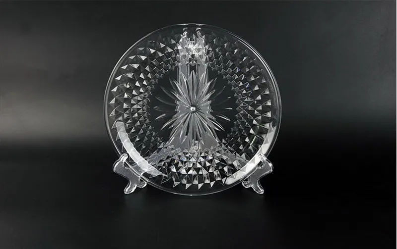 Фруктовые блюда прозрачная акриловая Фруктовая тарелка PC пластиковая