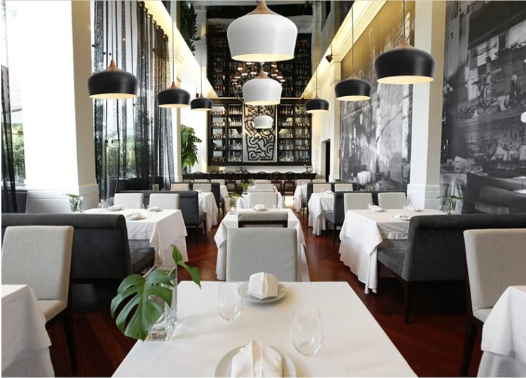 Современный подвесной светильник из древесины дуба лампа E27 деревянный белый