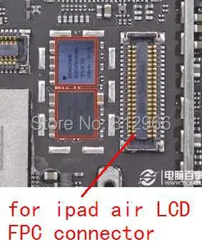 10 шт./лот Оригинальный Новый ЖК-экран FPC разъем клип 42 PIN на материнскую плату для