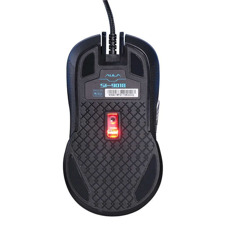 AULA игровая мышь USB Проводная 2000 dpi регулируемая RGB подсветка эргономичная 6 кнопок для ноутбука ПК плеер игровая мышь