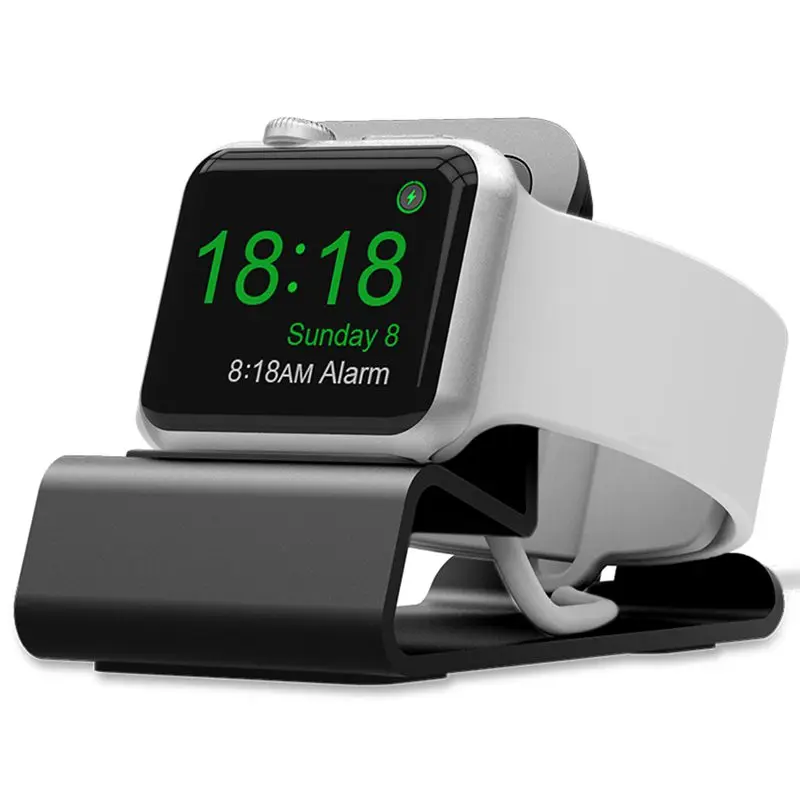 Алюминиевое зарядное устройство подставка держатель для Apple Watch кронштейн