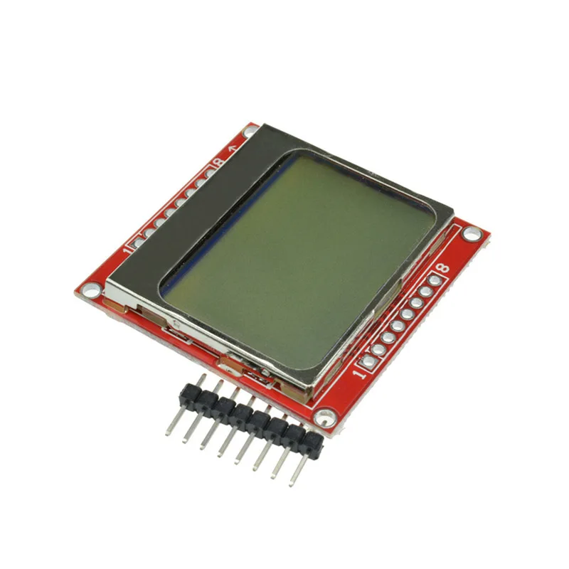 ЖК дисплей модуль монитор белое устройство подсветки PCB 84*48 84x84 5110 экран для