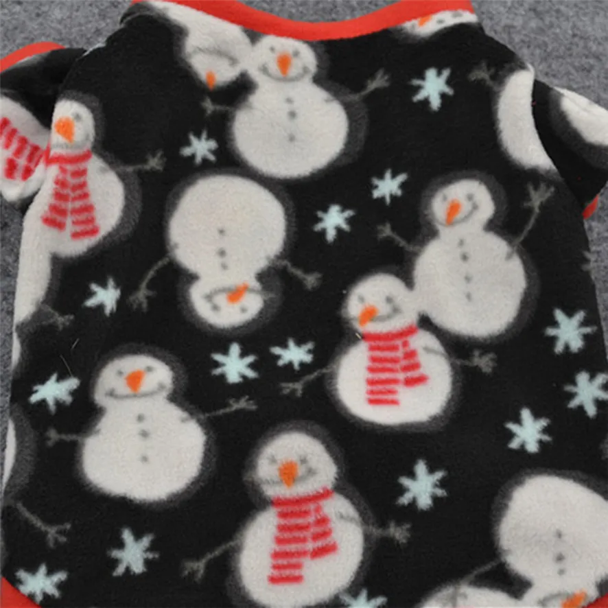 D3 2017 Рождественский теплый пуловер для питомца щенка снеговика