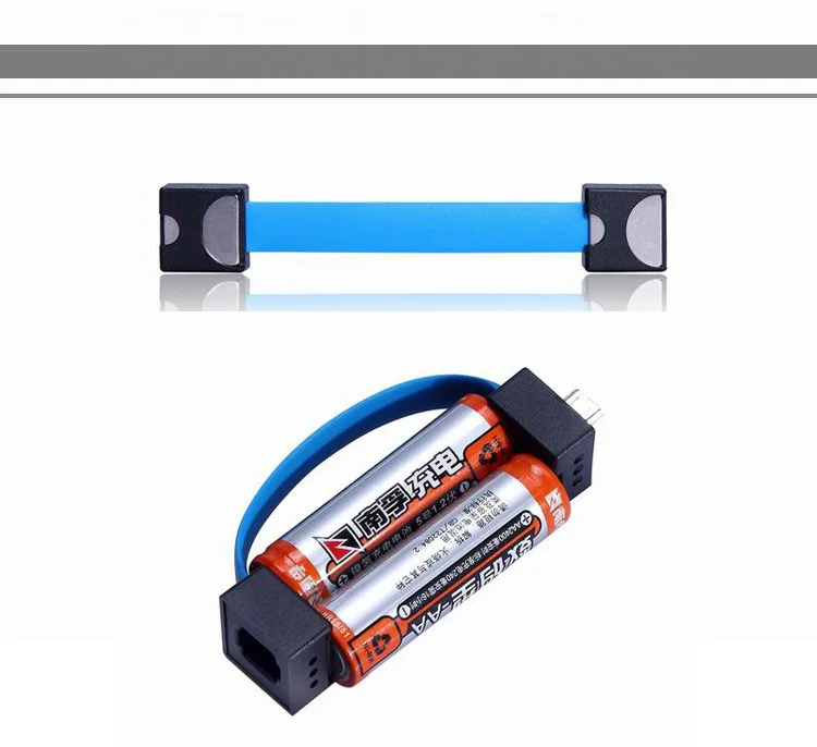 Микро USB кабель Мини Портативный AA батарея питание аварийное зарядное устройство для Samsung/huawei/XiaoMi для Android телефона
