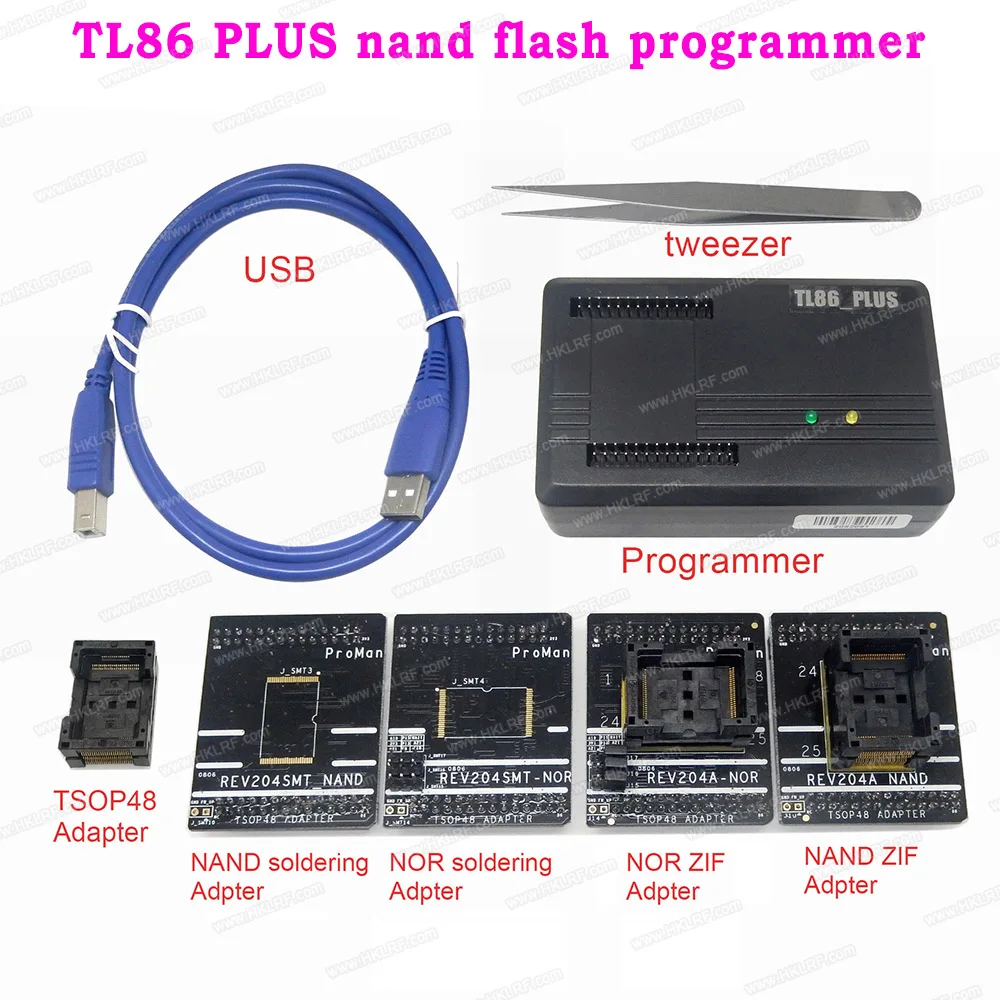Proman TL86_Plus TSOP48/56 Профессиональный Nand Nor программист инструмент для ремонта копия NAND FLASH восстановление данных