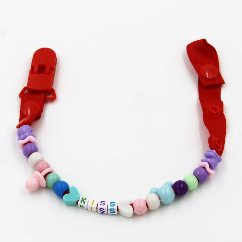 Baby Pacifier Clip Chain New Boys Girls Clips Newborn Dummy Holder Nipple Feeding W0002 | Мать и ребенок